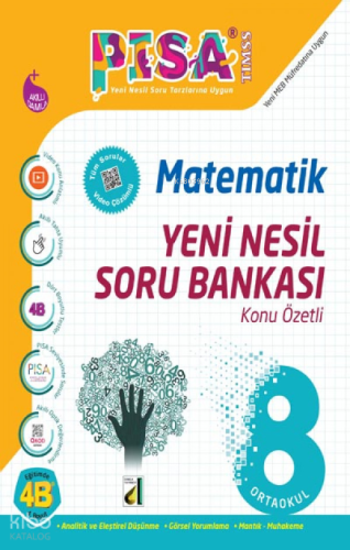 Damla Pisa Yeni Nesil Matematik Soru Bankası-8. Sınıf