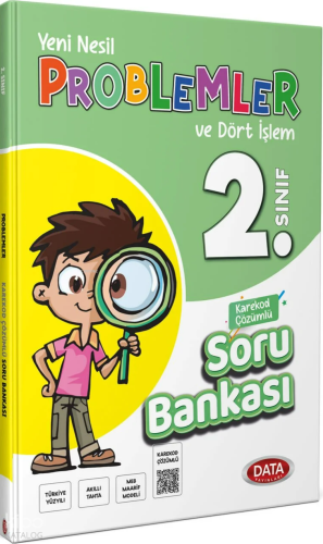 Data Yayınları 2. Sınıf Yeni Nesil Problemler ve Dört İşlem Soru Bankası