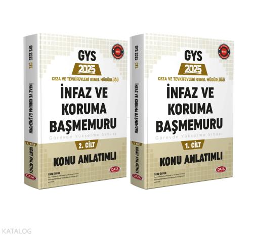 Data Yayınları 2024 Ceza ve Tevkifevleri İnfaz ve Koruma Başmemuru GYS Hazırlık Kitabı