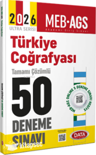 Data Yayınları 2025 Ags Türkiye Coğrafyası Tamamı Çözümlü 50 Deneme Sı