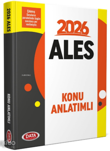 Data Yayınları 2026 ALES Konu Anlatımlı