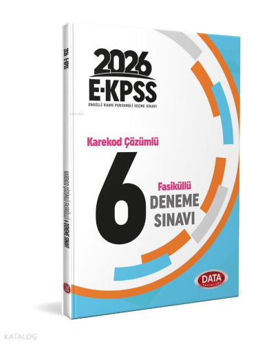 Data Yayınları 2026 EKPSS Tamamı Çözümlü 6 Deneme Sınavı Anlatımlı
