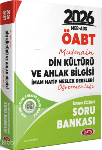 Data Yayınları 2026 MEB - AGS - ÖABT Mutmaîn DKAB /İHL Tamamı Çözümlü Soru Bankası