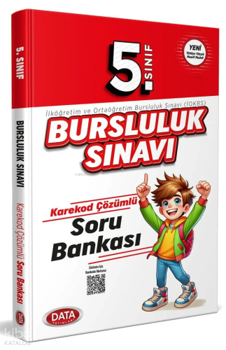 Data Yayınları 5. Sınıf Bursluluk Sınavı Karekod Çözümlü Soru Bankası 