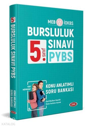 Data Yayınları 5. Sınıf PYBS İOKBS Bursluluk Sınavı Konu Anlatımlı Soru Bankası