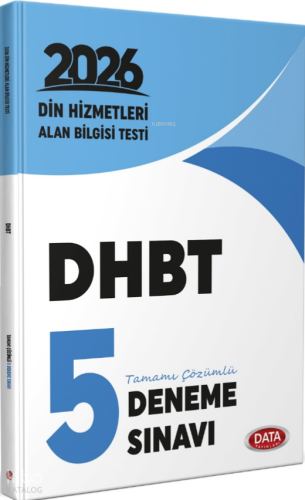 Data Yayınları DHBT 2026 Tüm Adaylar İçin Tamamı Çözümlü 5 Deneme Sınavı