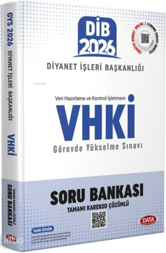 Data Yayınları Diyanet İşleri Başkanlığı VHKİ Görevde Yükselme Sınavı 