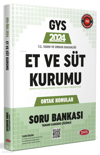 Data Yayınları Et ve Süt Kurumu GYS Ortak Konular Soru Bankası | Kolek