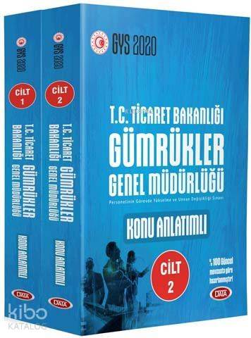 Data Yayınları GYS T.C. Ticaret Bakanlığı Gümrükler Genel Müdürlüğü Konu Anlatımlı Hazırlık Kitabı 1