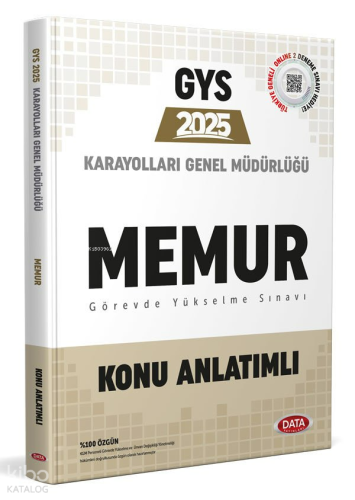 Data Yayınları Karayolları Genel Müdürlüğü Memur GYS Konu Anlatımlı | 