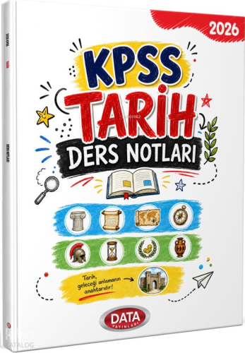 Data Yayınları KPSS Tarih Ders Notları | Kolektif | Data Yayınları