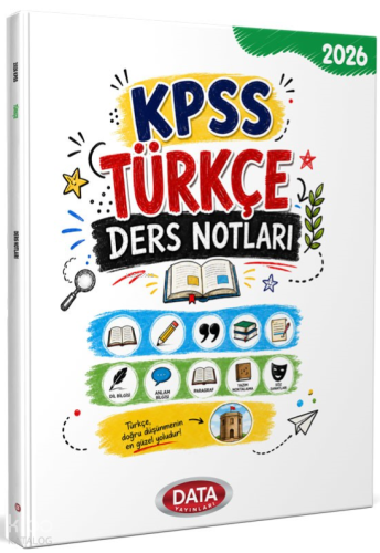 Data Yayınları KPSS Türkçe Ders Notları | Kolektif | Data Yayınları