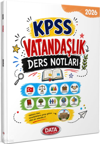 Data Yayınları KPSS Vatandaşlık Ders Notları | Kolektif | Data Yayınla