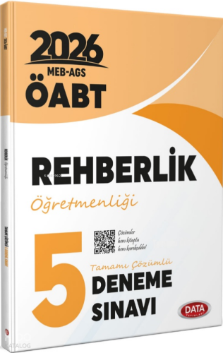 Data Yayınları ÖABT Rehberlik Öğretmenliği Tamamı Çözümlü 5 Deneme Sın