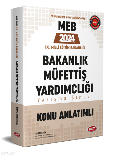 Data Yayınları T.C. Milli Eğitim Bakanlığı Müfettiş Yardımcılığı Yarış