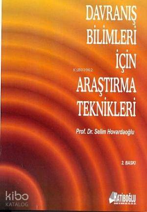 Davranış Bilimleri İçin Araştırma Teknikleri
