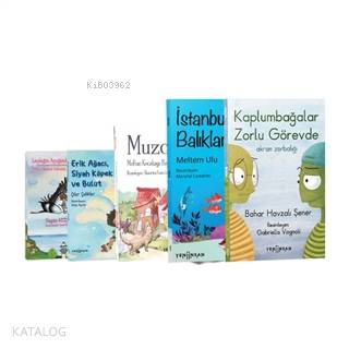 Dayanışmayı Öğreniyorum Seti (5 Kitap) Erik Ağacı, Siyah Köpek ve Bulut - Leyleğin Ayağındaki Dünya - Muzcu Kedi - Kaplumbağalar Zorlu Görevde - İstanbul'un Bal