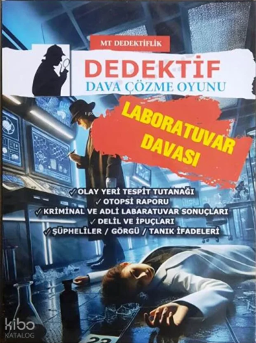 Dedektif Dava Çözme Oyunu - Laboratuvar Davası | Kolektif | MT Dedekti