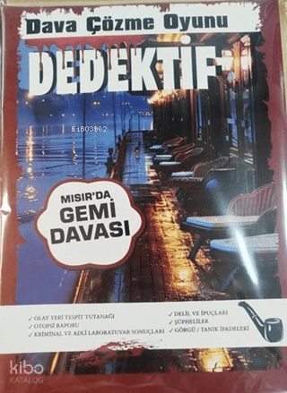 Dedektif Dava Çözme Oyunu - Mısır'da Gemi Davası | Kolektif | MT Dedek