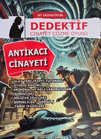 Dedektifik Cinayet Çözme Oyunu - Antikacı Cinayeti | Kolektif | MT Ded