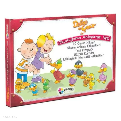 Defne İle Çınar Hikaye Seti (10 Kitap) | Kolektif | Dörtrenk Yayınları