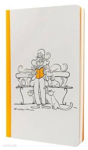 Defter - Kedili Kadın (Ciltli)