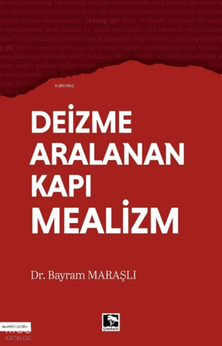 Deizme Aralanan Kapı Mealizm | Bayram Maraşlı | Çınaraltı Yayın Dağıtı