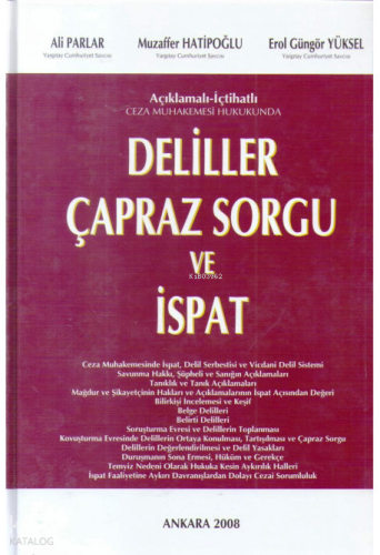 Deliller Çapraz Sorgu ve İspat