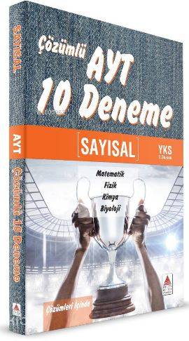 Delta Kültür Yayınları AYT Sayısal Çözümlü 10 Deneme Delta Kültür