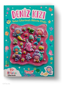 Deniz Kızı Balon Çıkartmalı Aktivite Kitabı | Kolektif | Yumurcak Yayı