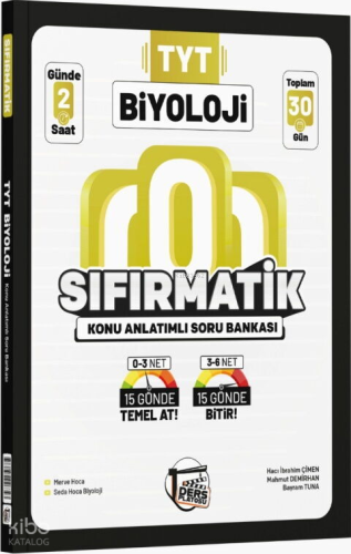 Ders Platosu TYT Biyoloji Sıfırmatik Konu Anlatımlı Soru Bankası
