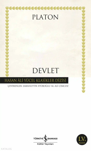 Devlet | Platon ( Eflatun ) | Türkiye İş Bankası Kültür Yayınları