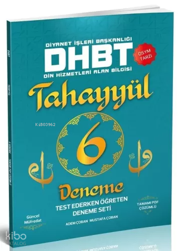 DHBT 6 Deneme Çözümlü