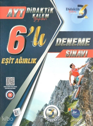 Didaktik Kalem AYT Eşit Ağırlık 6 lı Deneme Sınavı | Kolektif | Didakt