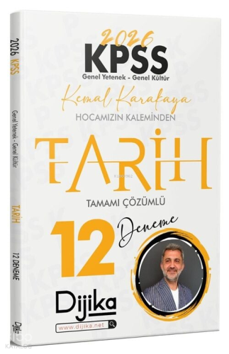 Dijika 2026 KPSS Tarih 12 Deneme Çözümlü
