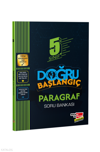 Dikkat Atölyesi 5. Sınıf Paragraf Doğru Başlangıç Soru Bankası | Kolek