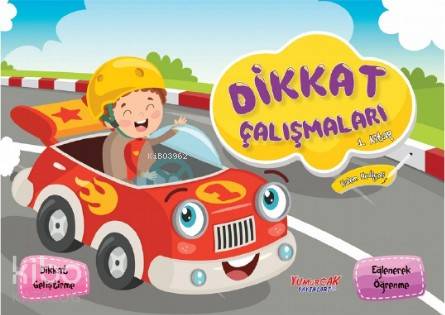 Dikkat Çalışmaları Çeşit - 1; Çiz-Sil Kalem Hediyeli