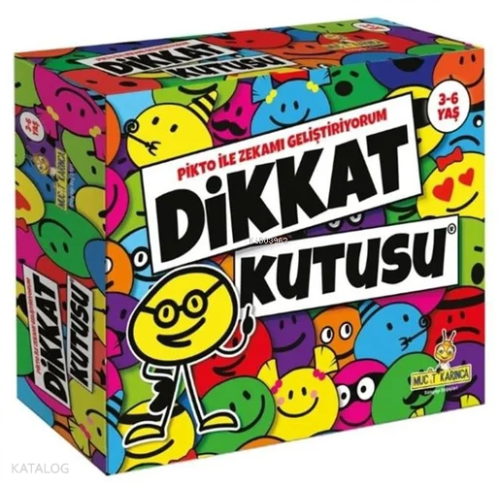 Dikkat Kutusu - Pikto ile Zekamı Geliştiriyorum (3-6 Yaş) | Kolektif |