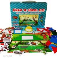 Dikkat ve Görsel Algı 3-4 yaş grubu; Gölgeler,Renkler ve Şekiller | Ko