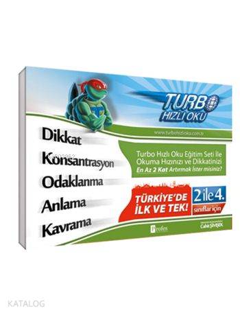 Dikkat ve Hızlı Okuma Seti - 2 ile 4. Sınıflar İçin (3 Kitap + 1 İnteraktif Program)