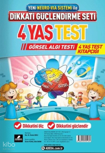 Dikkati Güçlendirme Seti 4 Yaş Test | Osman Abalı | Adeda Yayıncılık