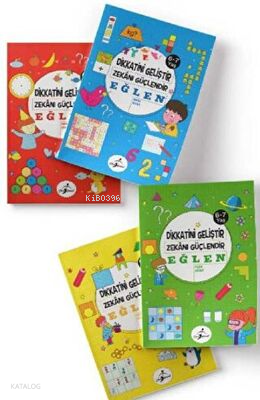 Dikkatini Geliştir, Zekanı Güçlendir ve Eğlen 6-7 Yaş 4 Kitap Set