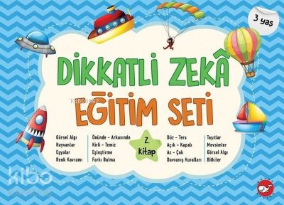Dikkatli Zeka Eğitim Seti - 2.Kitap 3 Yaş