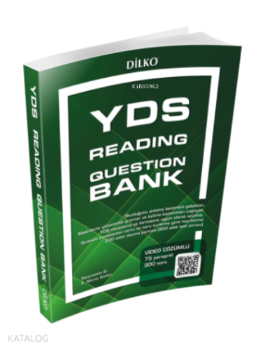 Dilko YDS Reading Question Bank (Video Çözümlü)