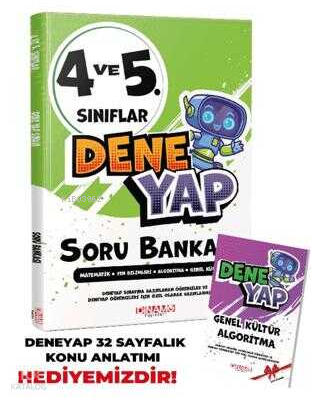 Dinamo 4 ve 5. Sınıflar Dene Yap Soru Bankası | Kolektif | Dinamo Yayı