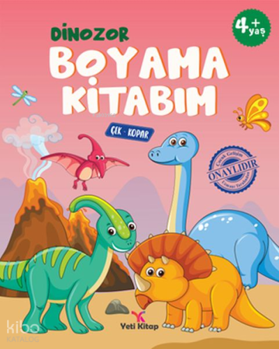 Dinozor ;Boyama Kitabım | Kolektif | Yeti Kitap