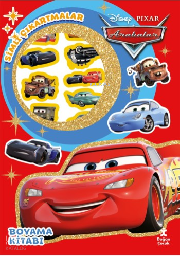 Disney Arabalar Star Simli Çıkartmalı Boyama Kitabı | Kolektif | Doğan