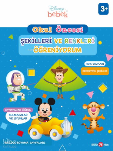 Disney Eğitsel Okul Öncesi Şekilleri ve Renkleri Öğreniyorum