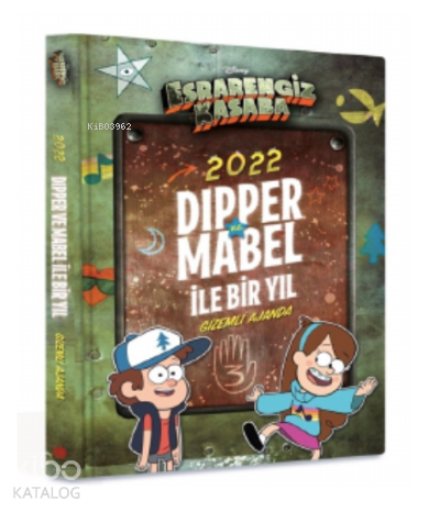 Disney - Esrarengiz Kasaba 2022 Dipper ve Mabel ile Bir Yıl - Gizemli Ajanda