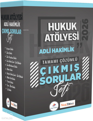 Dizgi Kitap 2026 Hukuk Atölyesi Adli Hakimlik Tamamı Çözümlü Orijinal 